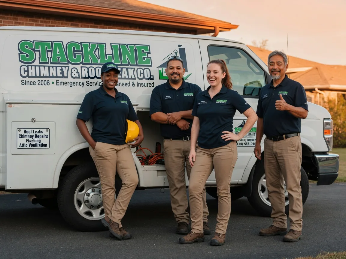 Chimney flashing repair company in Castaic, CA